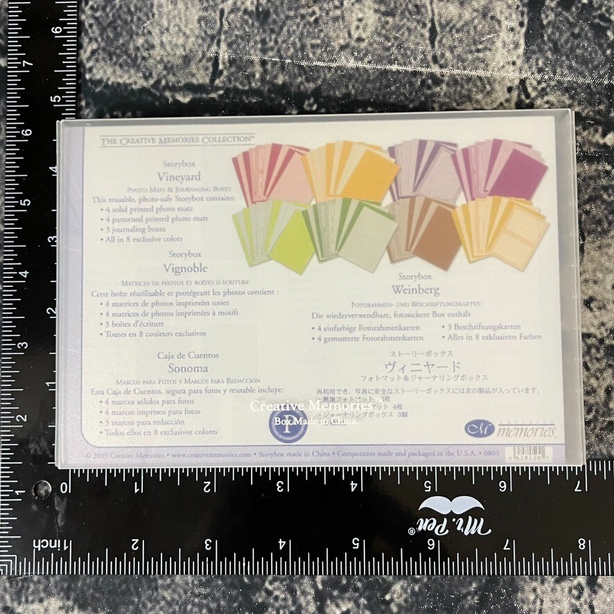 Creative Memories VINEYARD Storybox Paper & Stickers