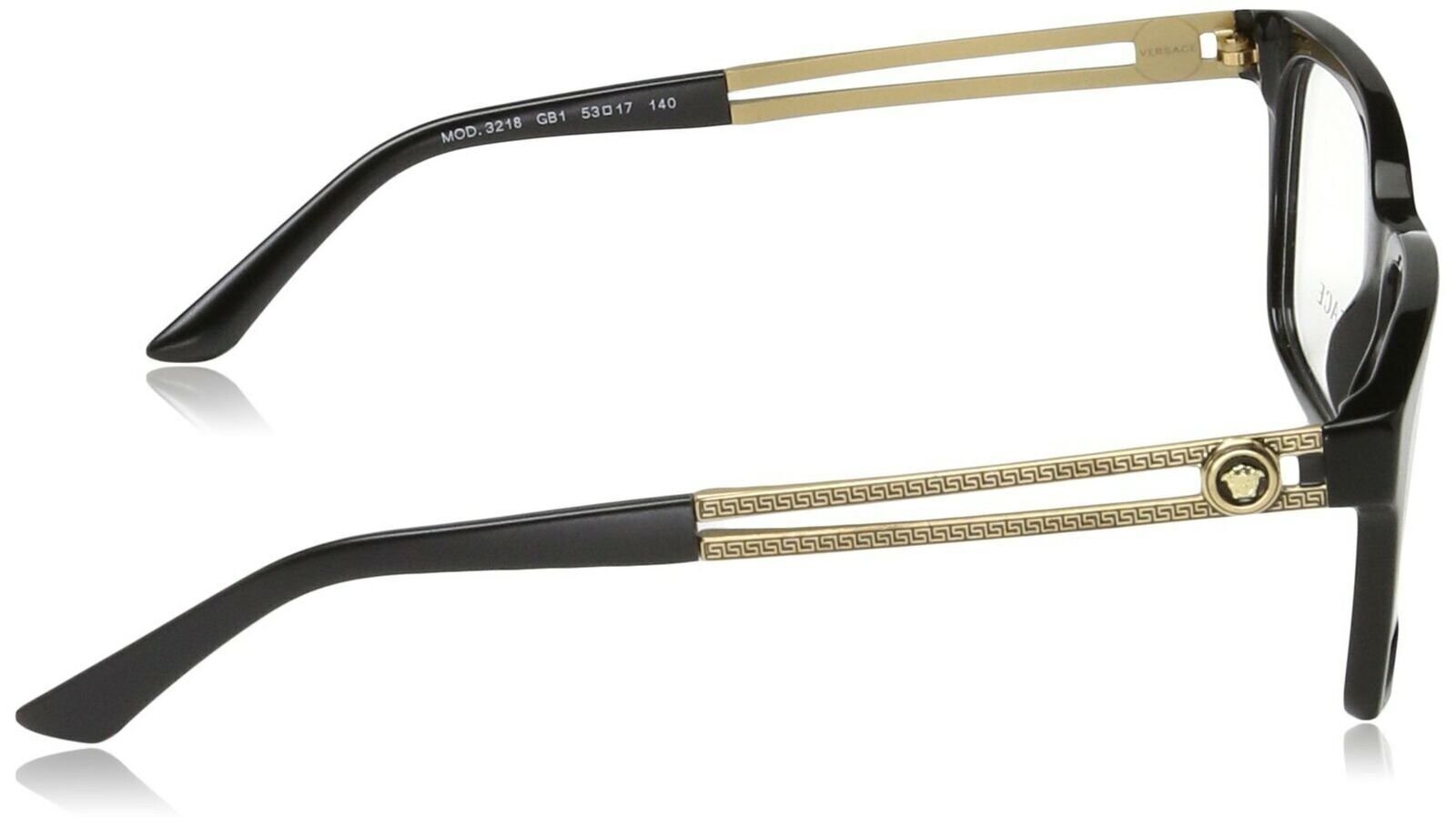 Versace Men's Black Eyeglasses 0VE3218 GB1 53mm