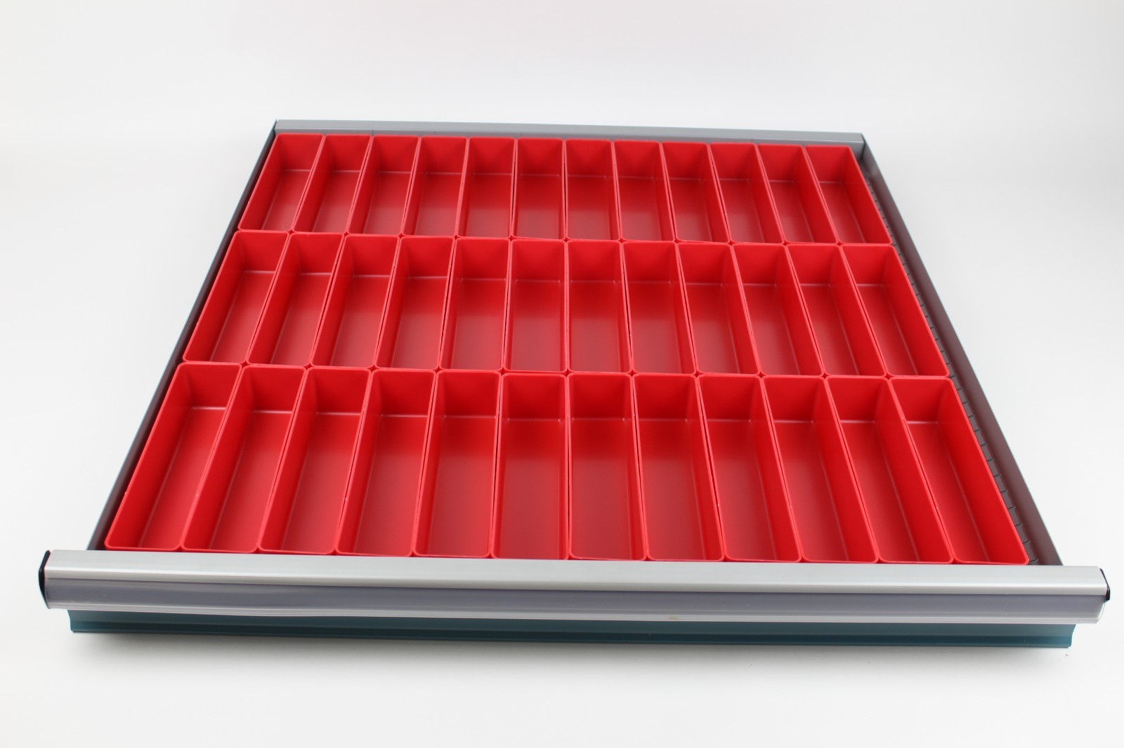36 Red Tool Chest Dividers  2 x 8 x 2 Inch Deep (actual depth 1-3/4) Trays, Bins