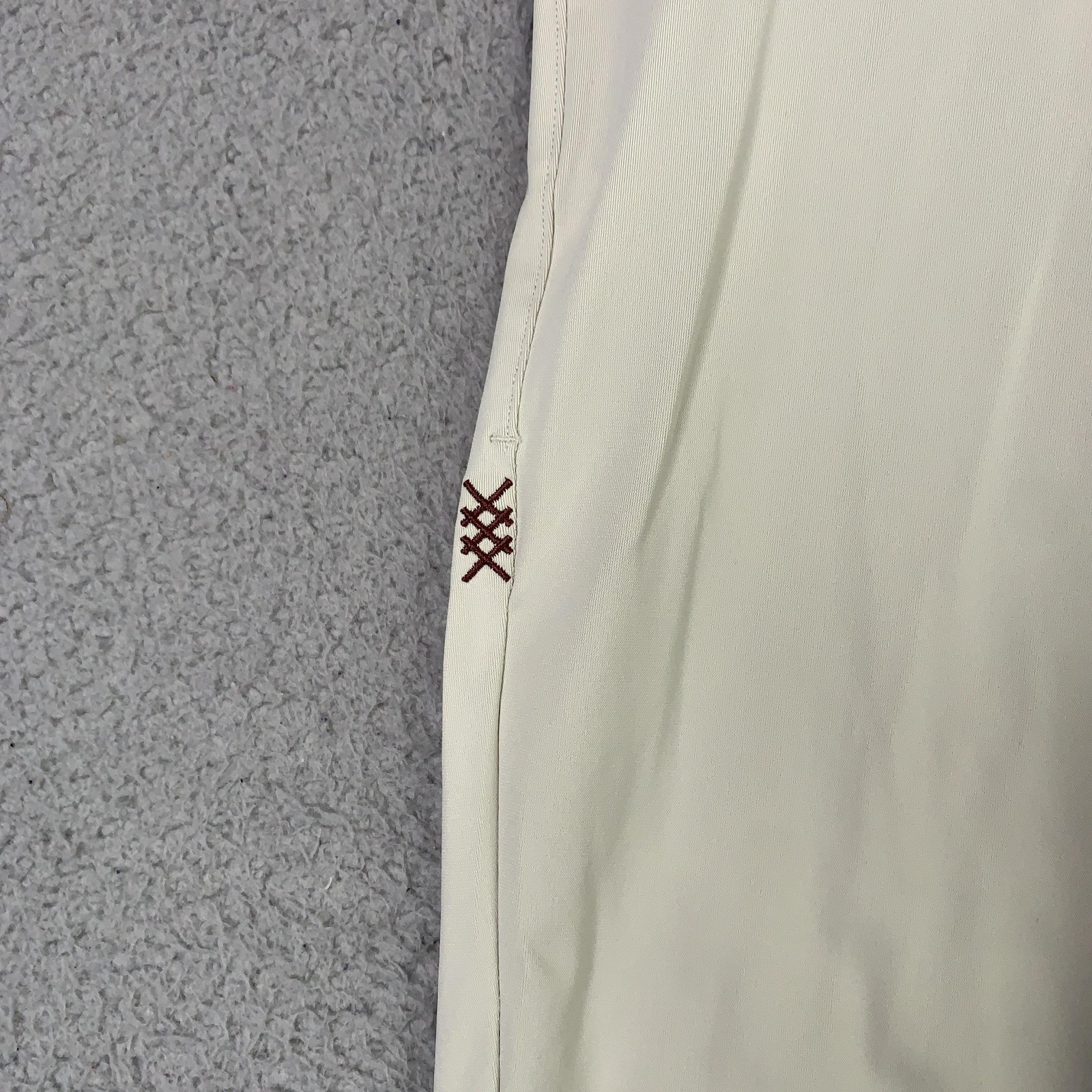 Rhone Pants Mens 40x33 Beige Commuter Tech Travel Stretch Golf Performance