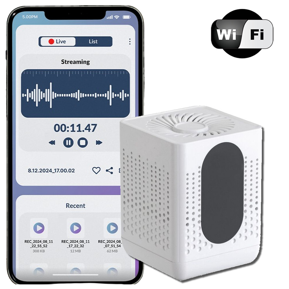 WiFi Voice Recorder Wireless Audio Recording Real Time Wifi Voice Recorder  TC23