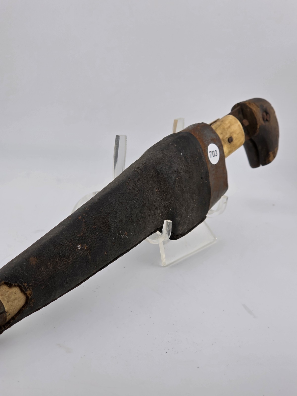 Original Victorian Afghan Khyber Pass Chura Dagger with Scabbard circa 1840