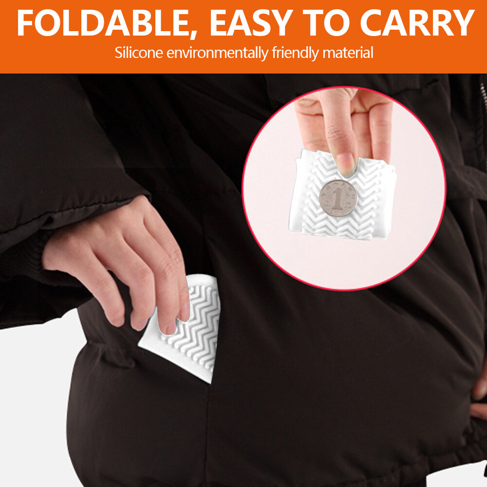 Anti-Slip Silicone Rain Shoe Covers Reusable Waterproof Shoes Cover Protector US