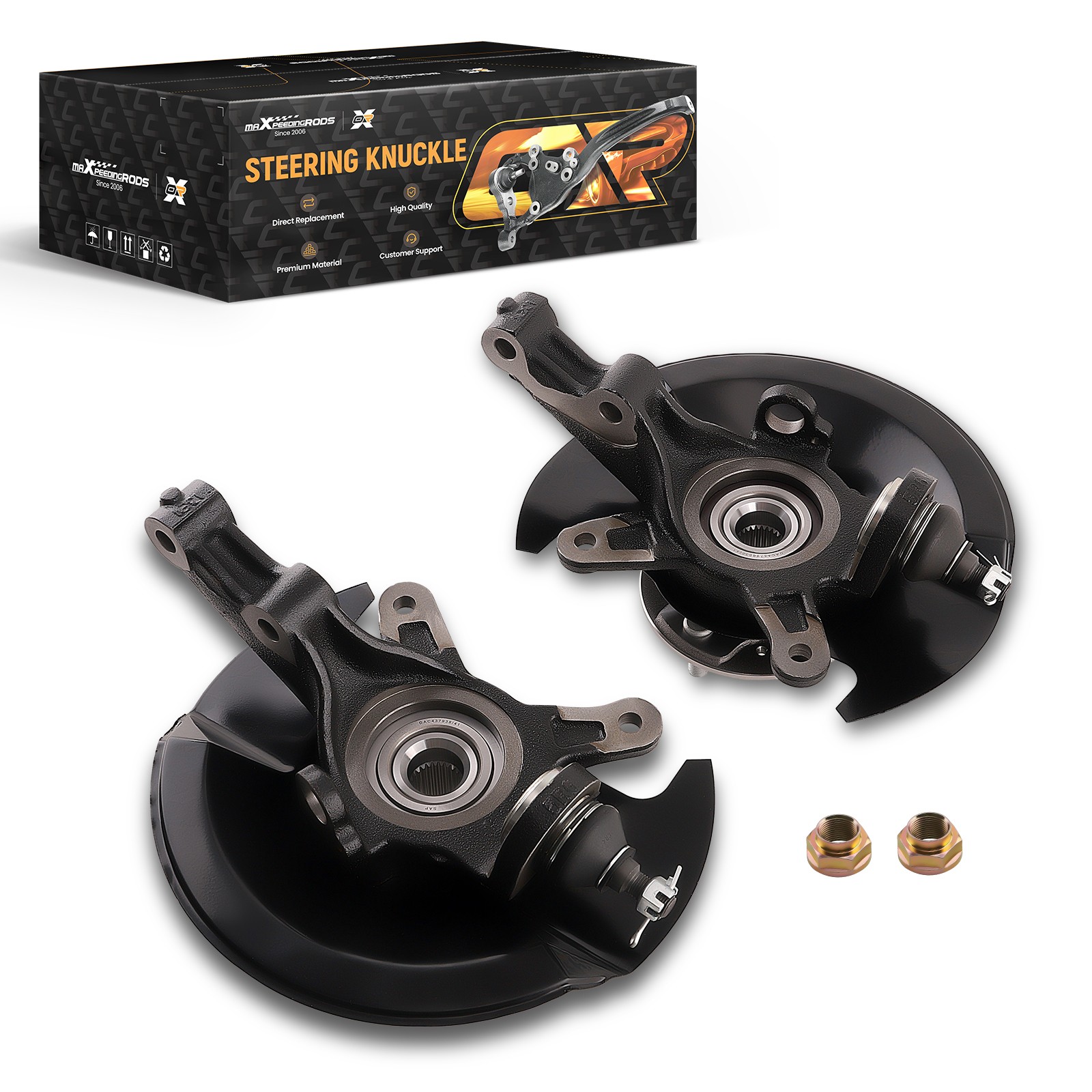 Steering Knuckle & Wheel Hub Bearing Assembly for Honda Civic 2003-2005 1.7L