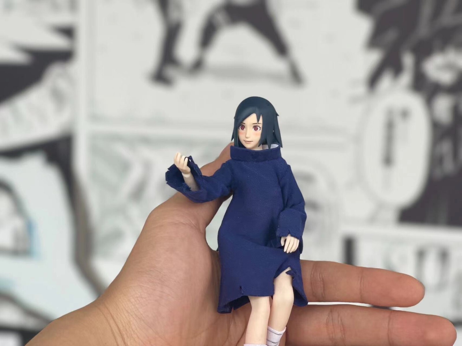custom 1/12 Uchiha Hikari 6 inch shf figure