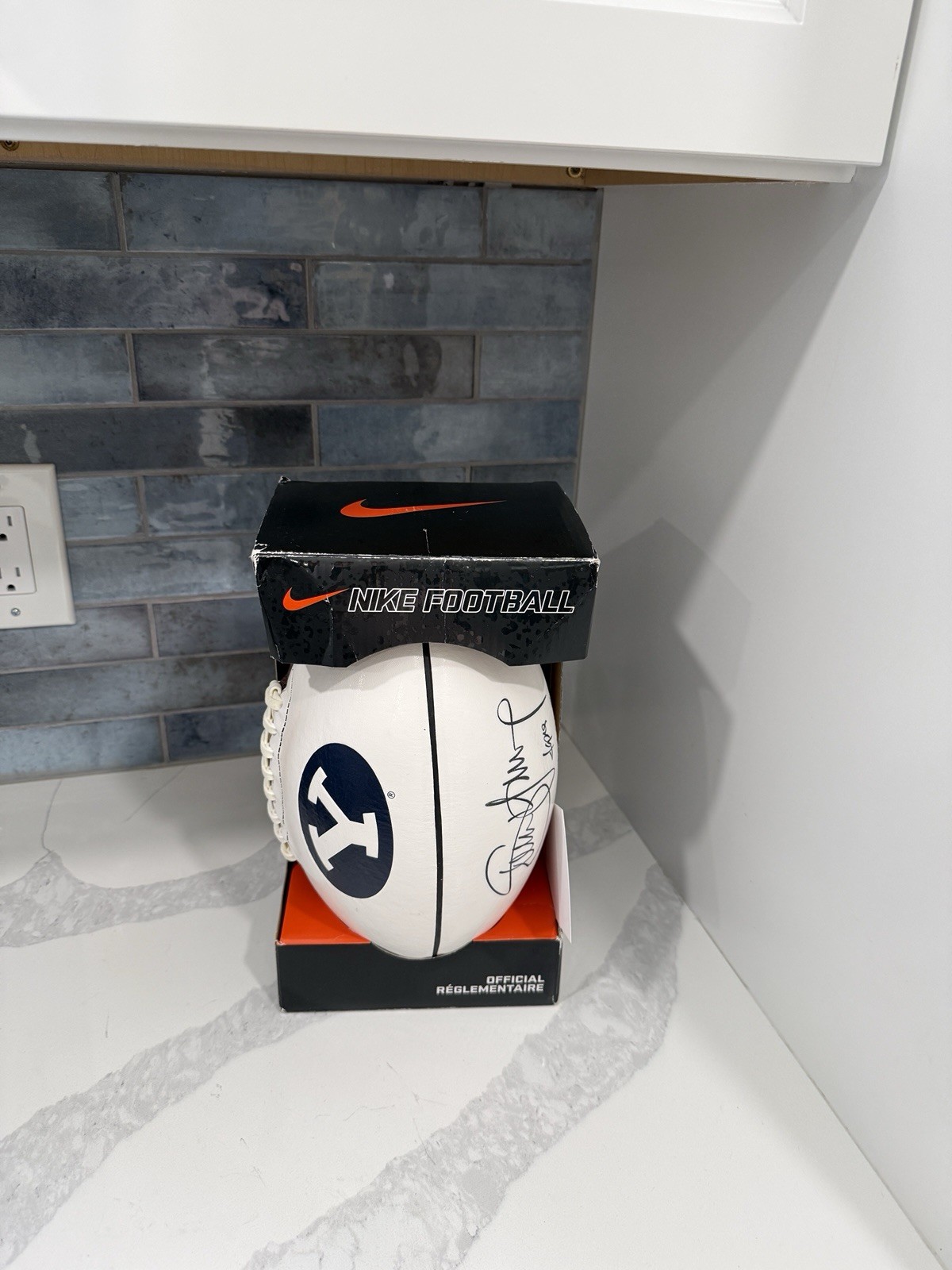 Steve Young Signed Autographed BYU Brigham Young Cougars 49ers Football JSA COA