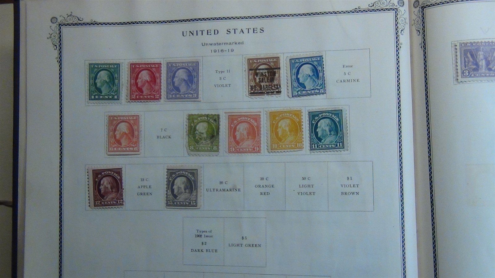 Stampsweis WW collection in Brown Scott Int'l 1901-1920 est 2715 stamps