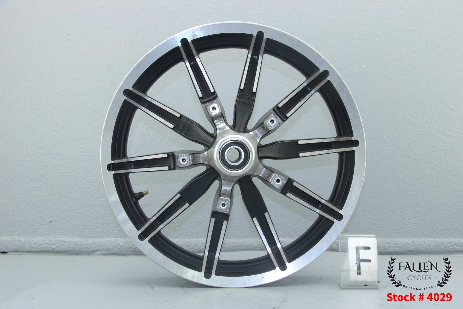 2014 Harley Road King 17" x 3.00" Front Wheel Rim IMPELLER 25mm NON ABS