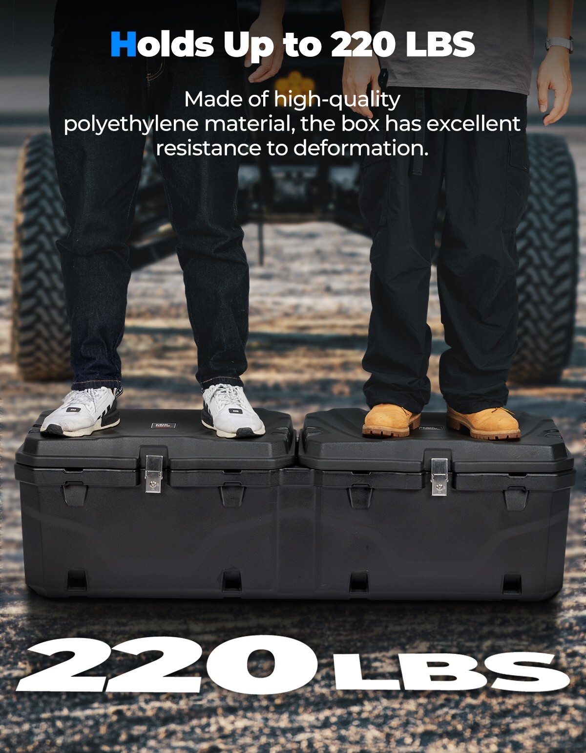 Cargo Storage Bed Box for CF-MOTO UForce U10 Pro 2025+ UForce 1000/XL 2019-2025