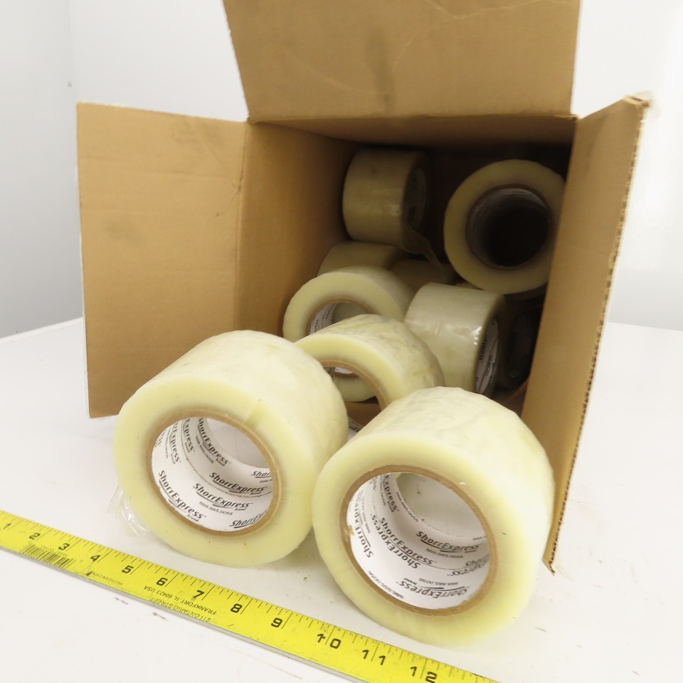 ShorrExpress 15120011 Carton Sealing Tape 72mm Clear Mixed Lot/11 Partial Rolls