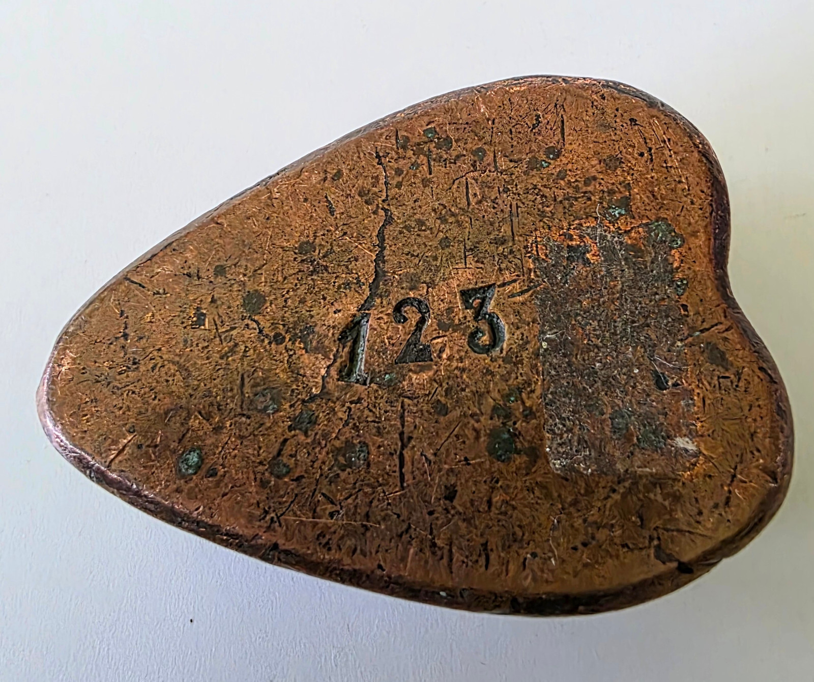 Antique 19th Century Bronze Millinery Leaf Press Mold