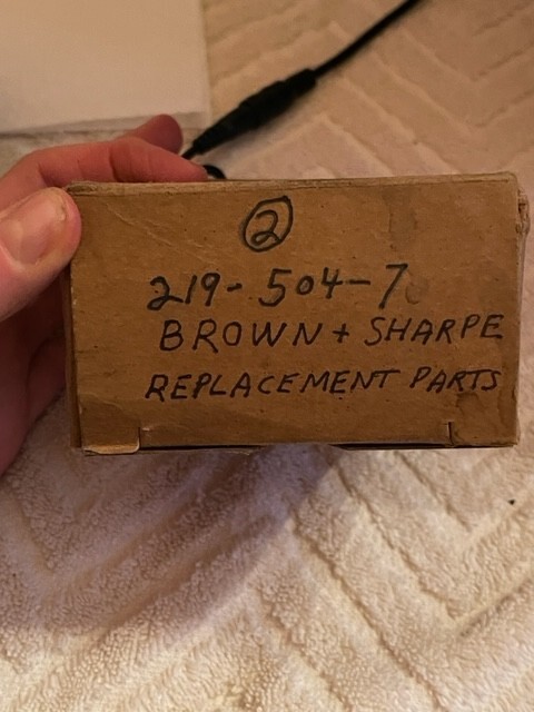 Brown & Sharpe 219-504-7 Replacement Part for 713-507 Gear Pump Vintage!