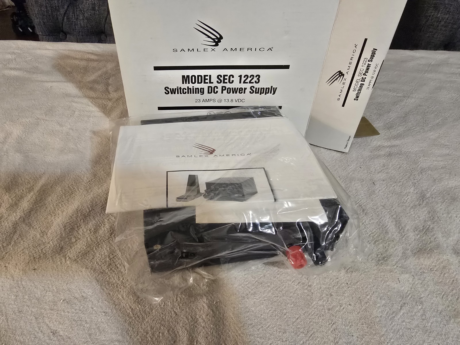 New In Box Samlex America Power Supply Sec 1223 (No Power Cord) See All pics