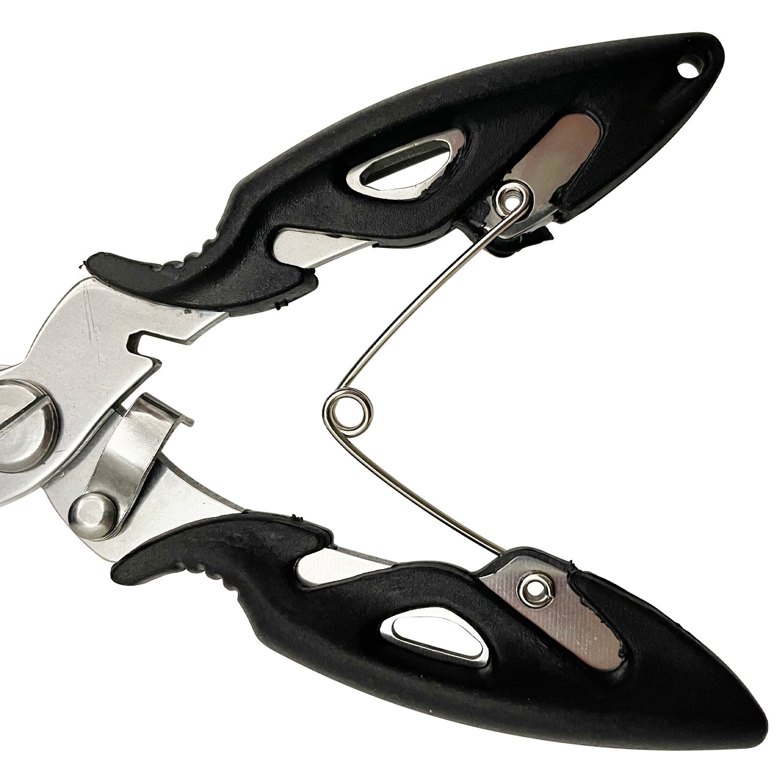 Fishing Pliers Scissors Line Cutter Split Ring Hook Remover Tool Multifunction