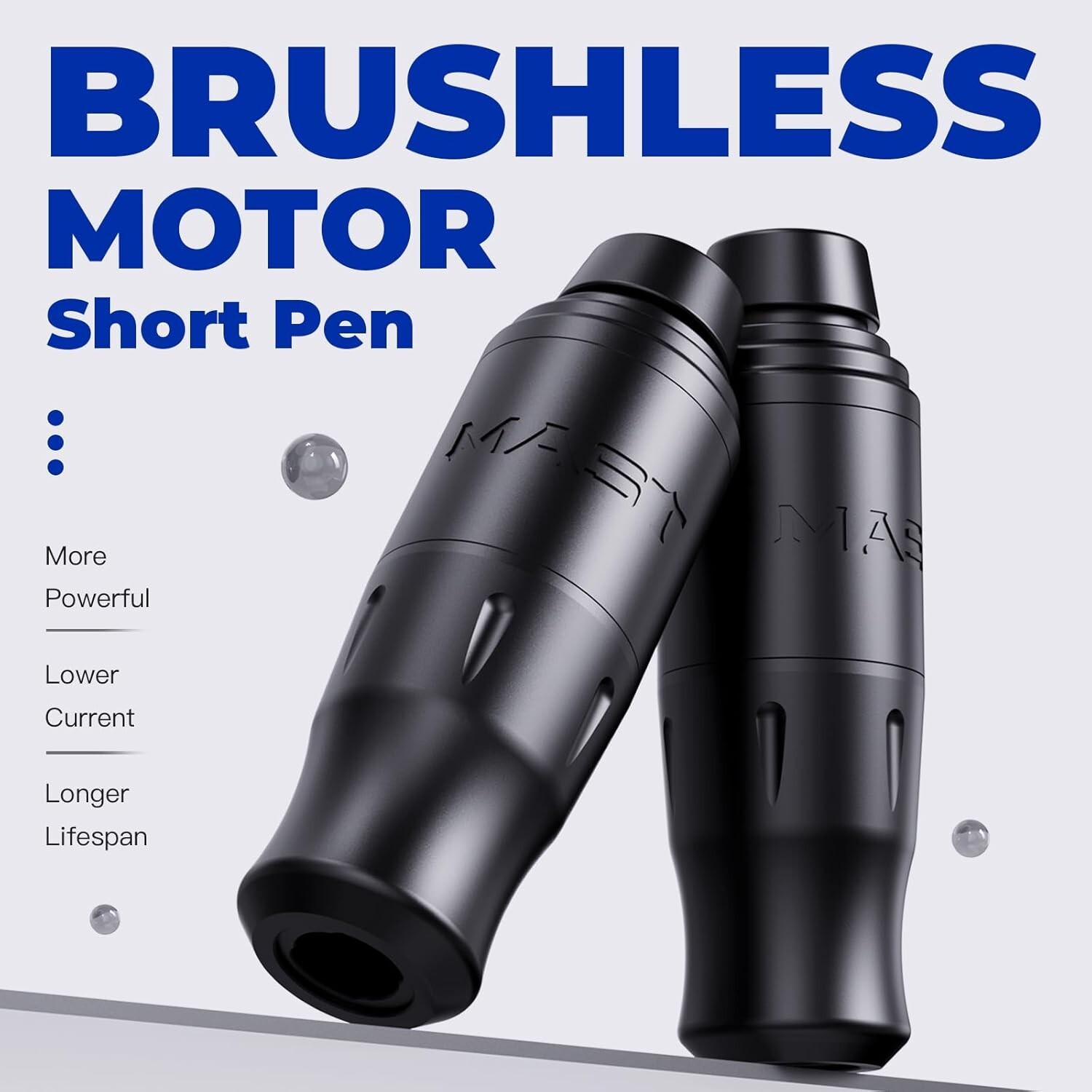 Mast Tour2 Pro Wireless Tattoo Gun Pen Machine Kit Cartridges Power Supply