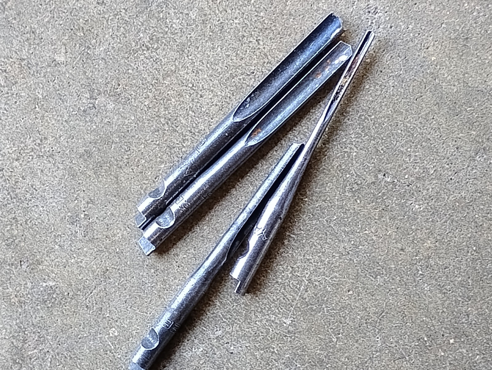 VINTAGE Stanley YANKEE NORTH BROS No. 45 PUSH DRILL W 4 Bits Made USA