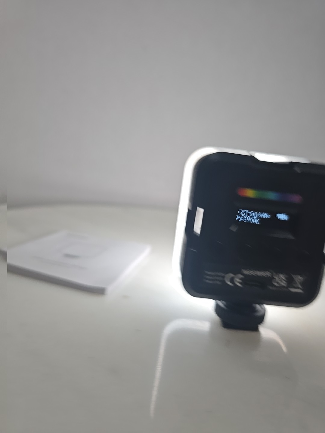 NEEWER Magnetic RGB Camera Light, 360° Full Color RGB61 Small LED Panel BRIGHT!