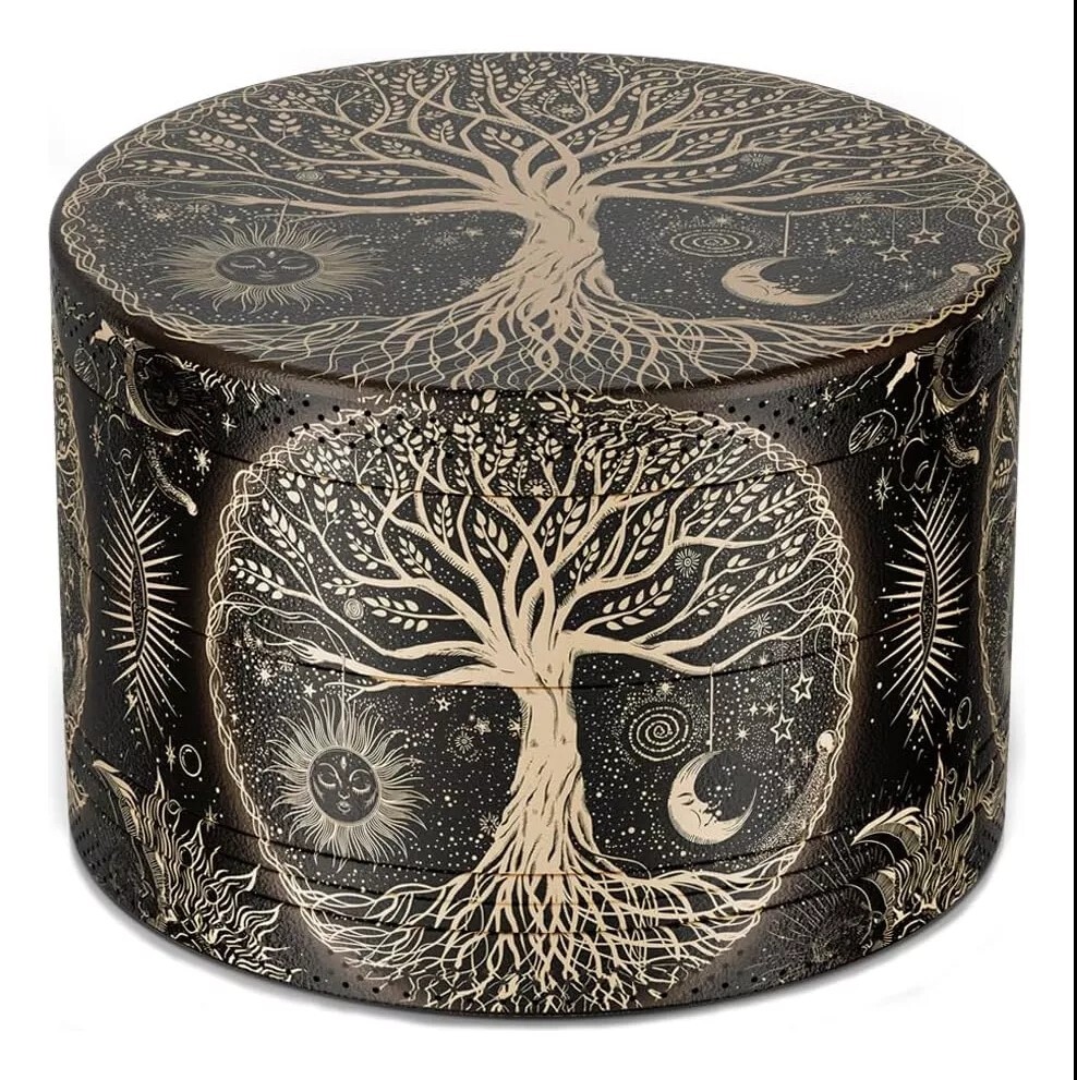 4 PCS Herb Tobacco Grinder Spice Herbal Metal Smoke Crusher Handle Hand Muller