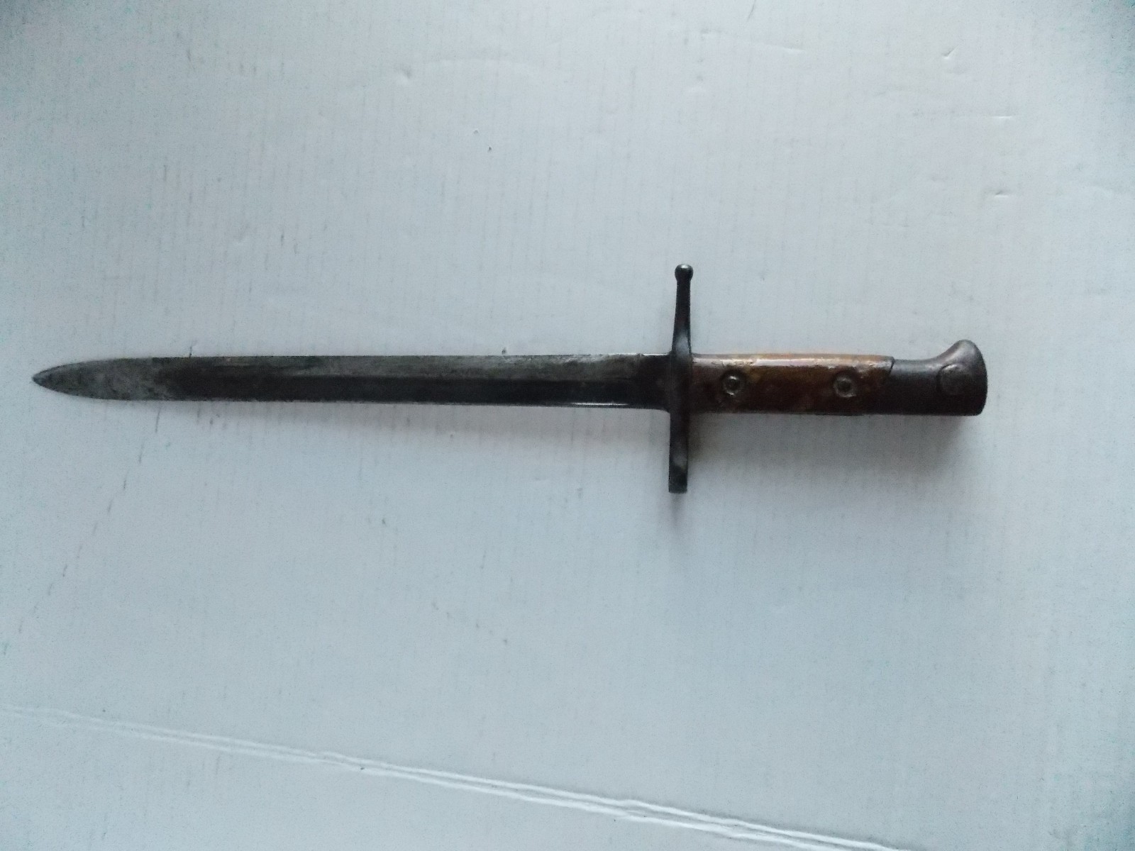 Antique WWI Swiss Army A8512 Bayonet 15 3/4"