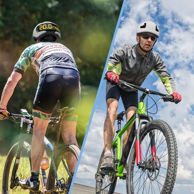 Adult Cycling Smart Helmet LED Rear Light Turn Signals App Control Road Mountain