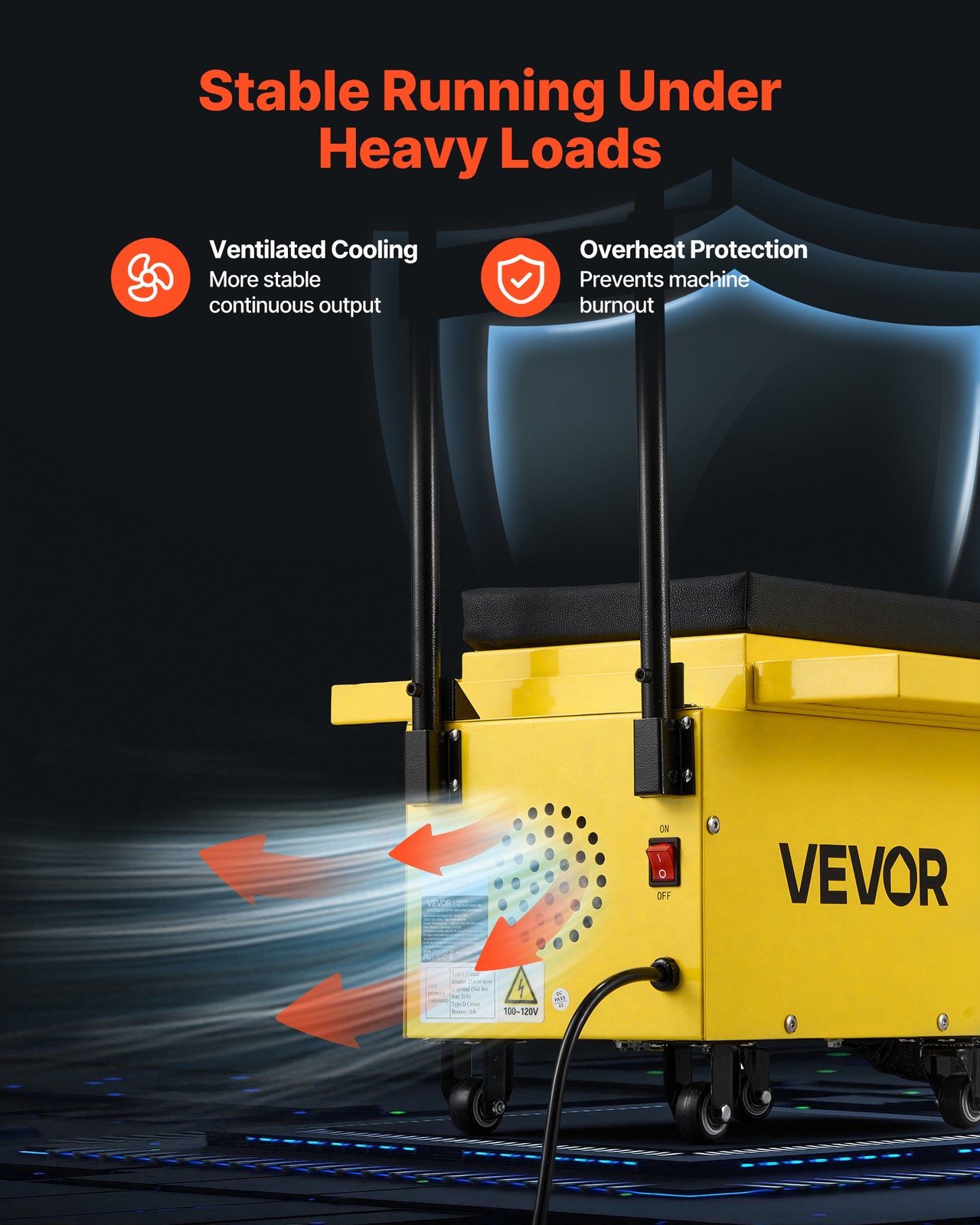 VEVOR Spot Welder Dent Puller Cart 4.5KW Stud Welder Dent Repair Kit 6 Modes