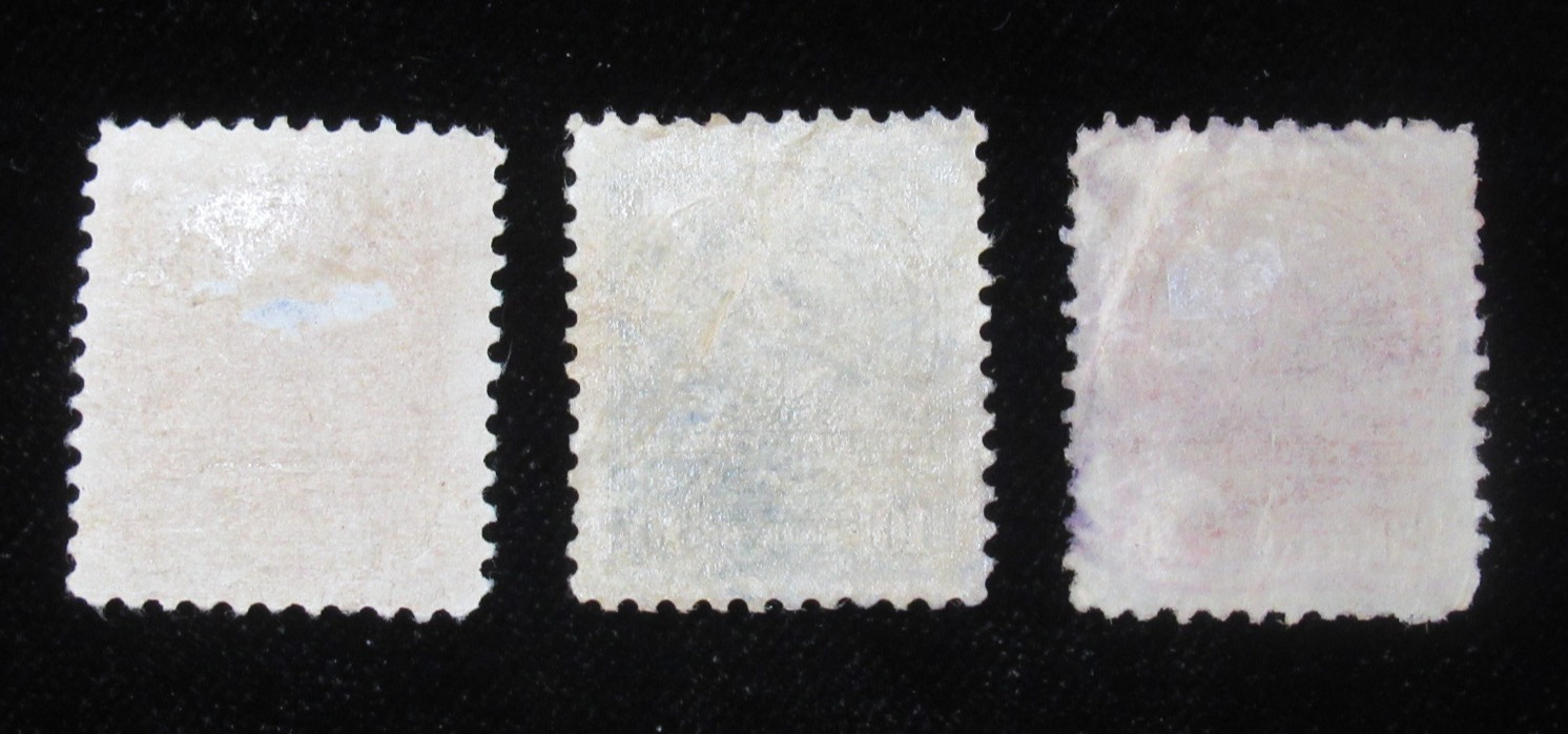 Rare Paraguay Stamp Sc 392 National Coat of Arms 1913 Set of 3 Used