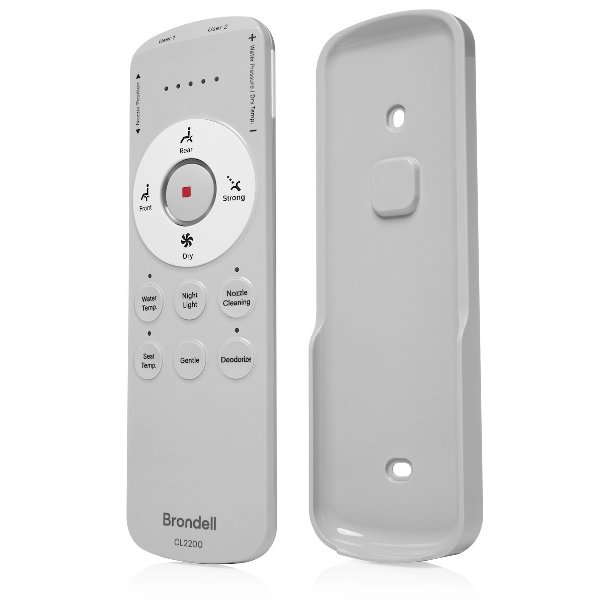 Brondell Thinline CL2200 Luxury Bidet Toilet Seat Remote ELONGATED White OB