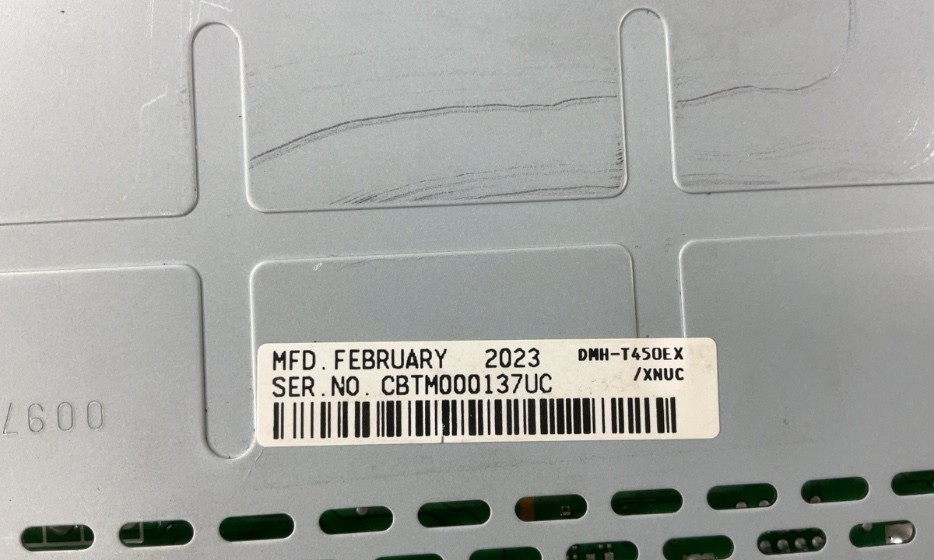 PIONEER 9" BLUETOOTH DIGITAL MEDIA RECEIVER | DMH-T450EX | NO WIRING HARNESS