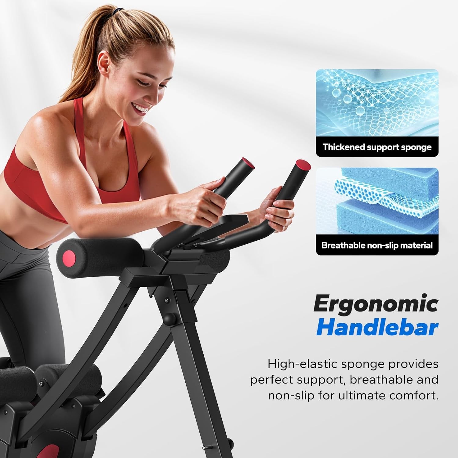 MERACH Ab Machine Adjustable Trainer Machine AB Workout Equipment for Home Gym