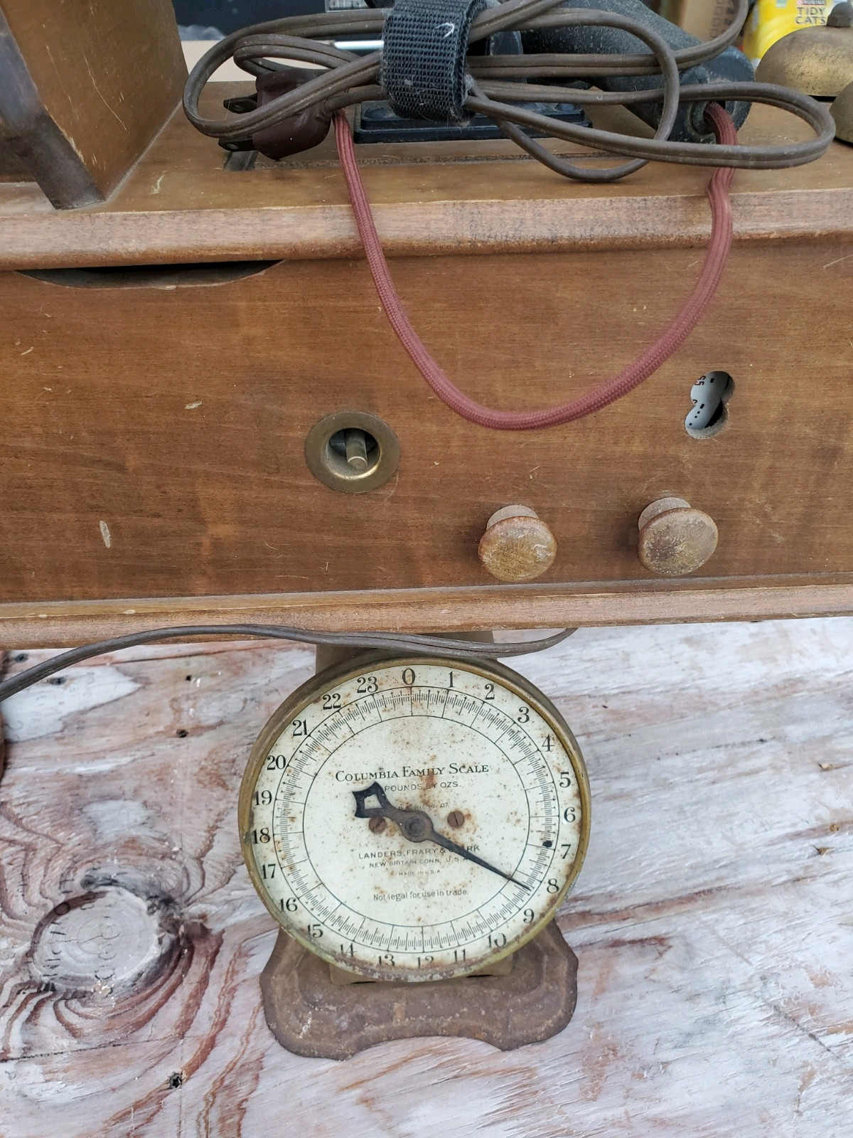 Antique Tube Radio Receiver Wall Telephone The Country Belle By Guild