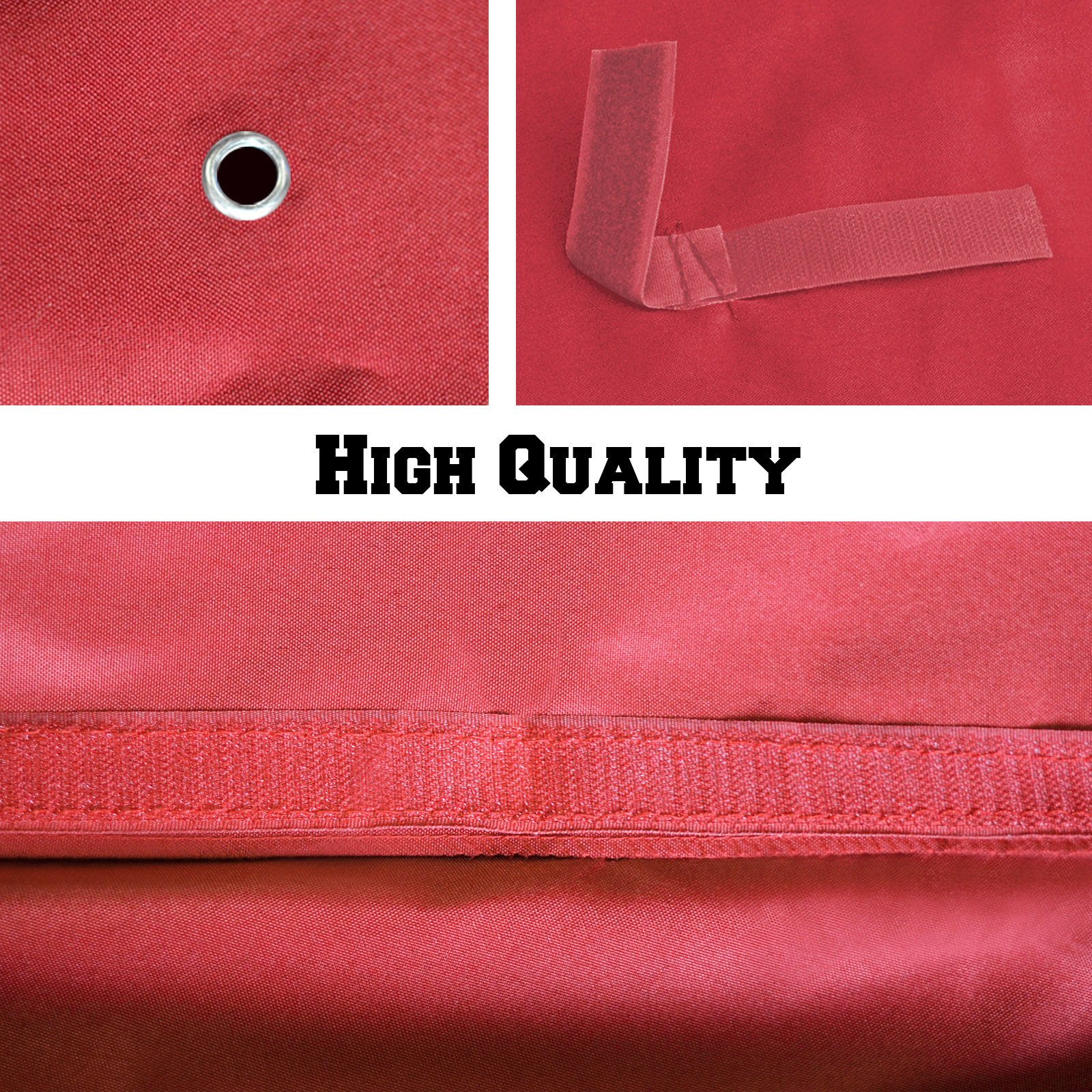 8'x8' Double Tier Gazebo Replacement Canopy Polyester Water-repellent Cover