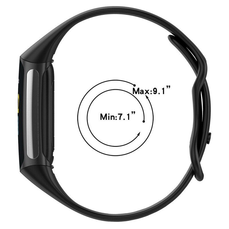 Replacement Silicone Band Strap Wristband For Fitbit Charge 5 Charge 6