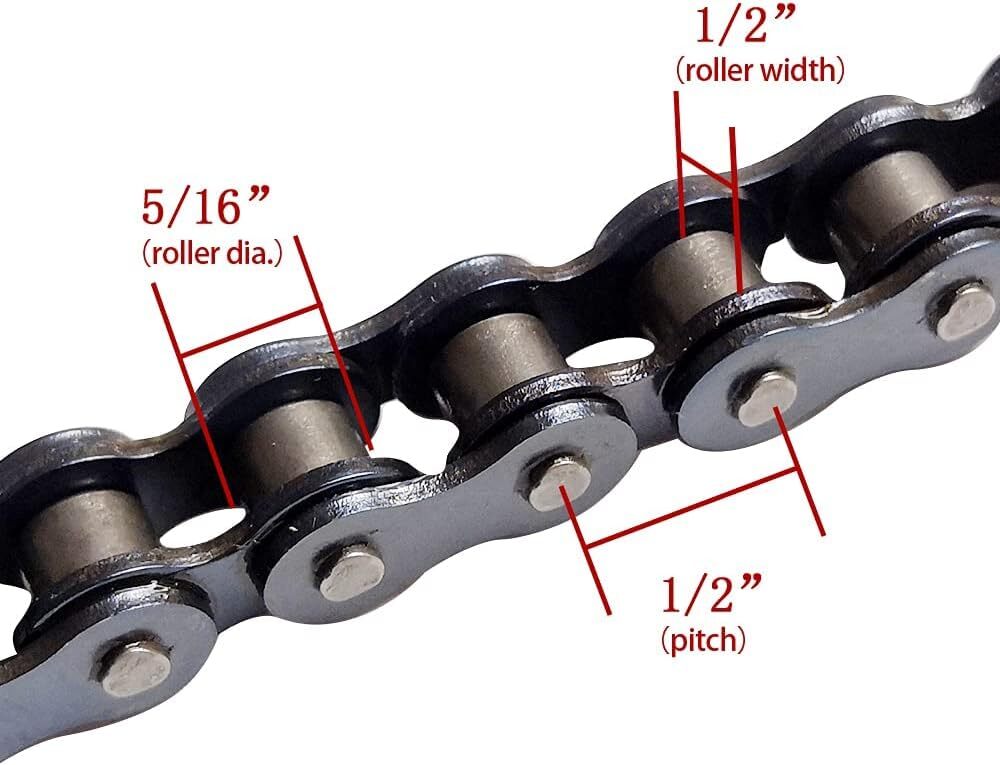 420 Chain 132 Link & Chain Breaker for 110cc 125cc Dirt Pit Bike Quad TaoTao ATV
