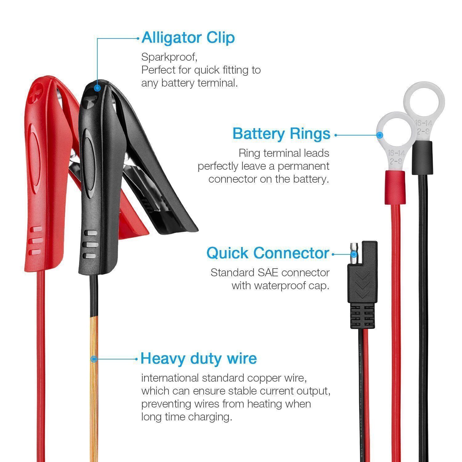 6V 12V Automatic Battery Charger Maintainer Motorcycle Trickle Float For Tender