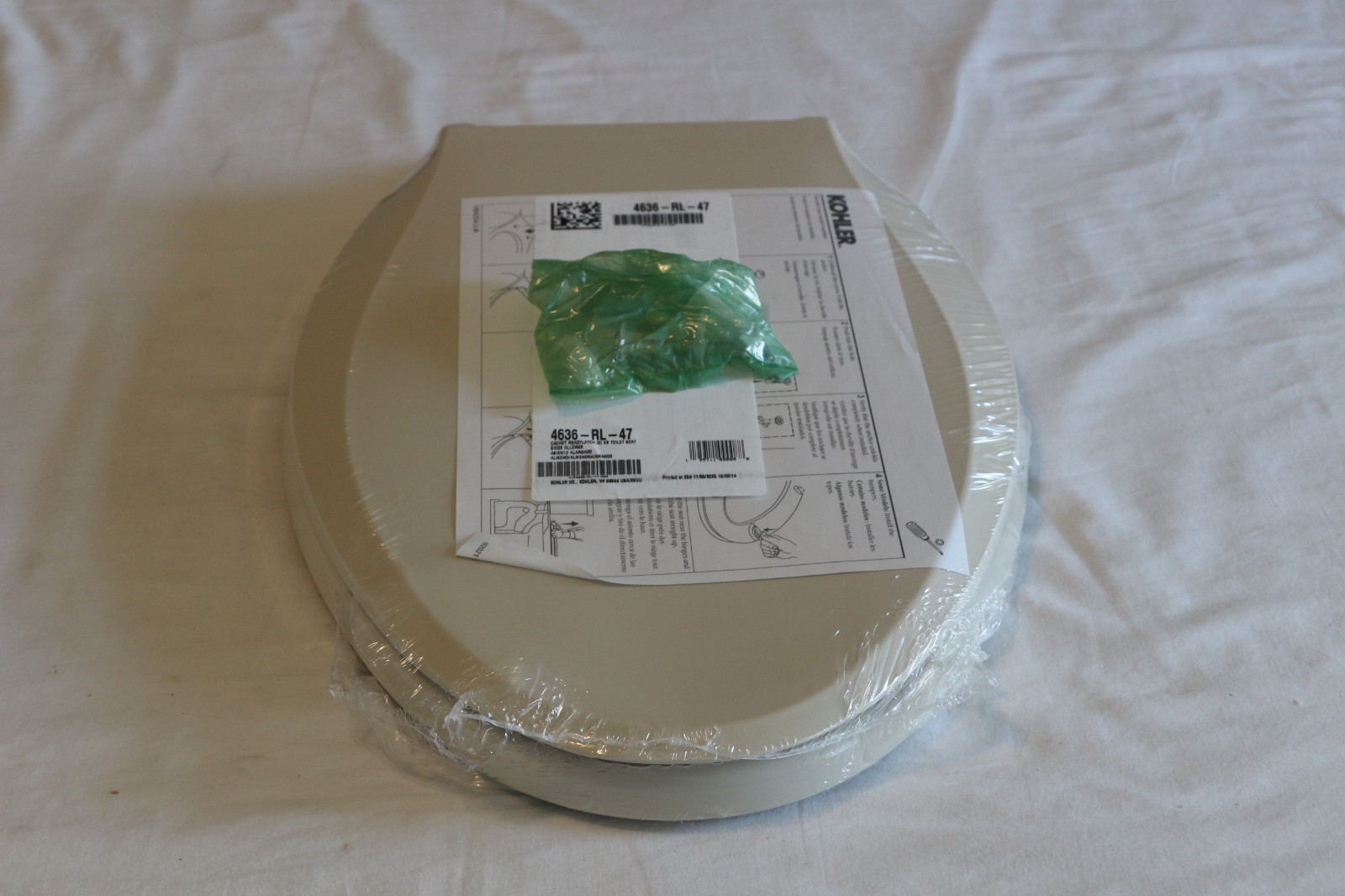 Kohler Cachet Elongated Closed-Front Toilet Seat with Soft Close K-4636-RL-47