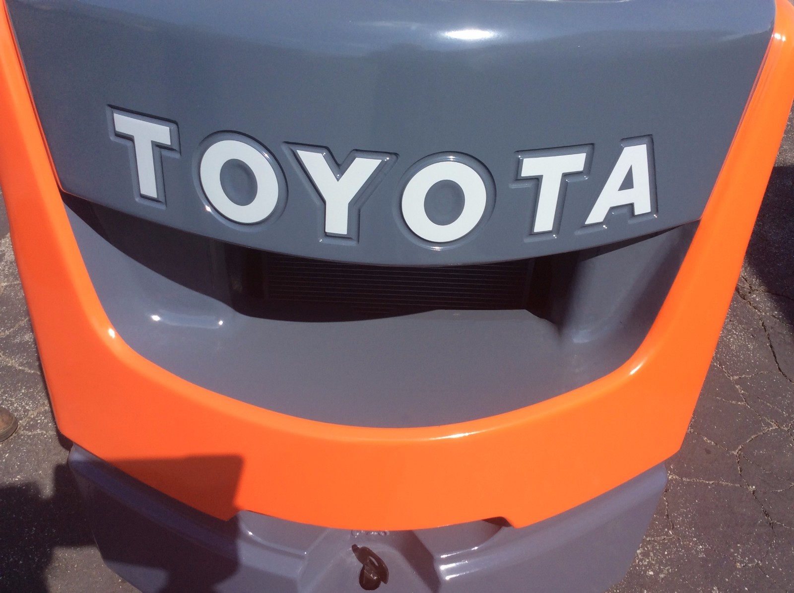 Toyota Forklift Decal Kit detailed with safety decals ( Light GRAY)