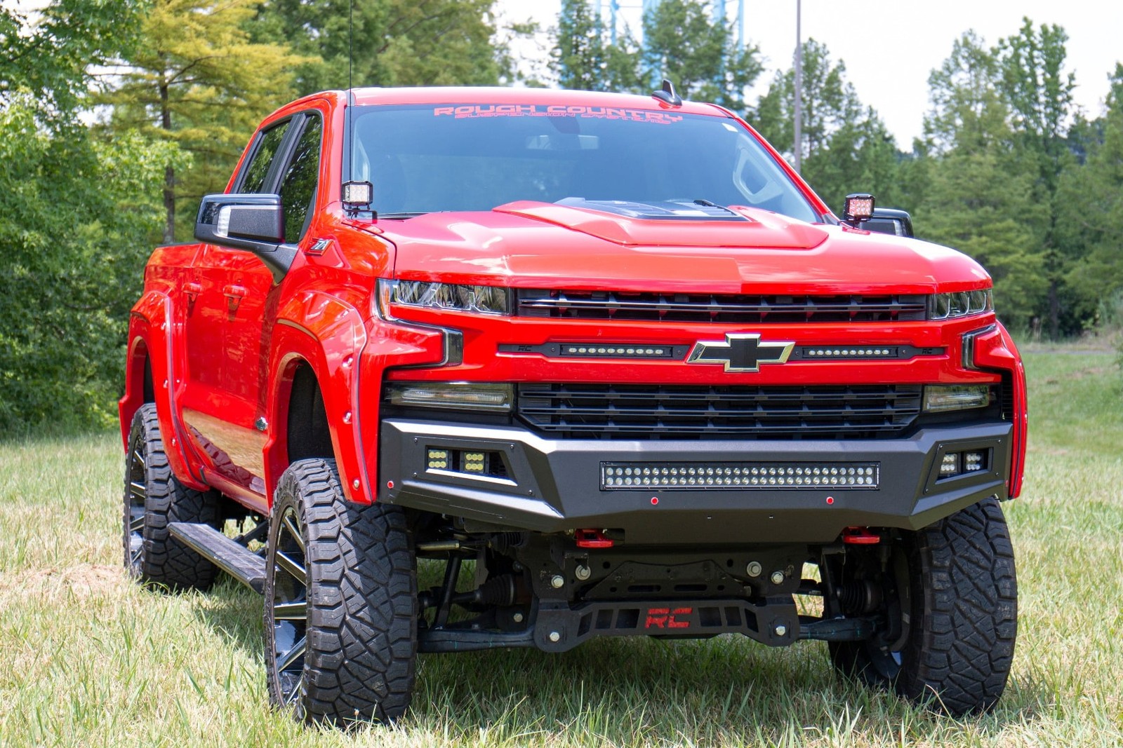 Rough Country LED Ditch Light Kit for 2019-2026 Chevy 1500 | White DRL - 70843