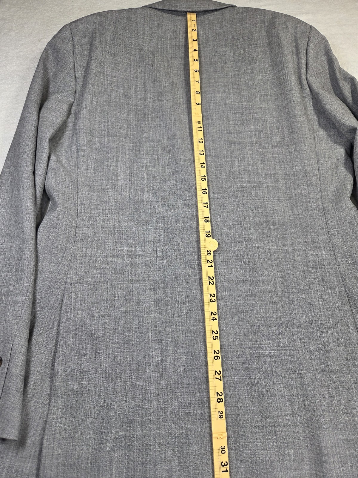 J.Crew Thompson Suit 42L 36x34 Gray 100% Wool Slim Fit Mens 2 Piece Suit Wedding