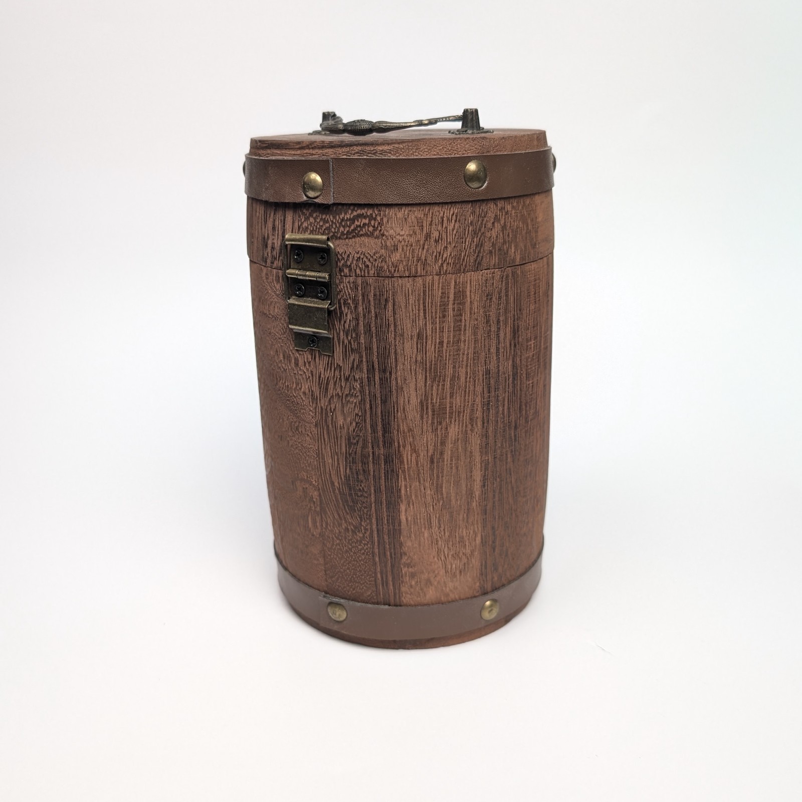 Mrs. Brog Wooden Barrel Cigar and Pipe Tobacco Humidor