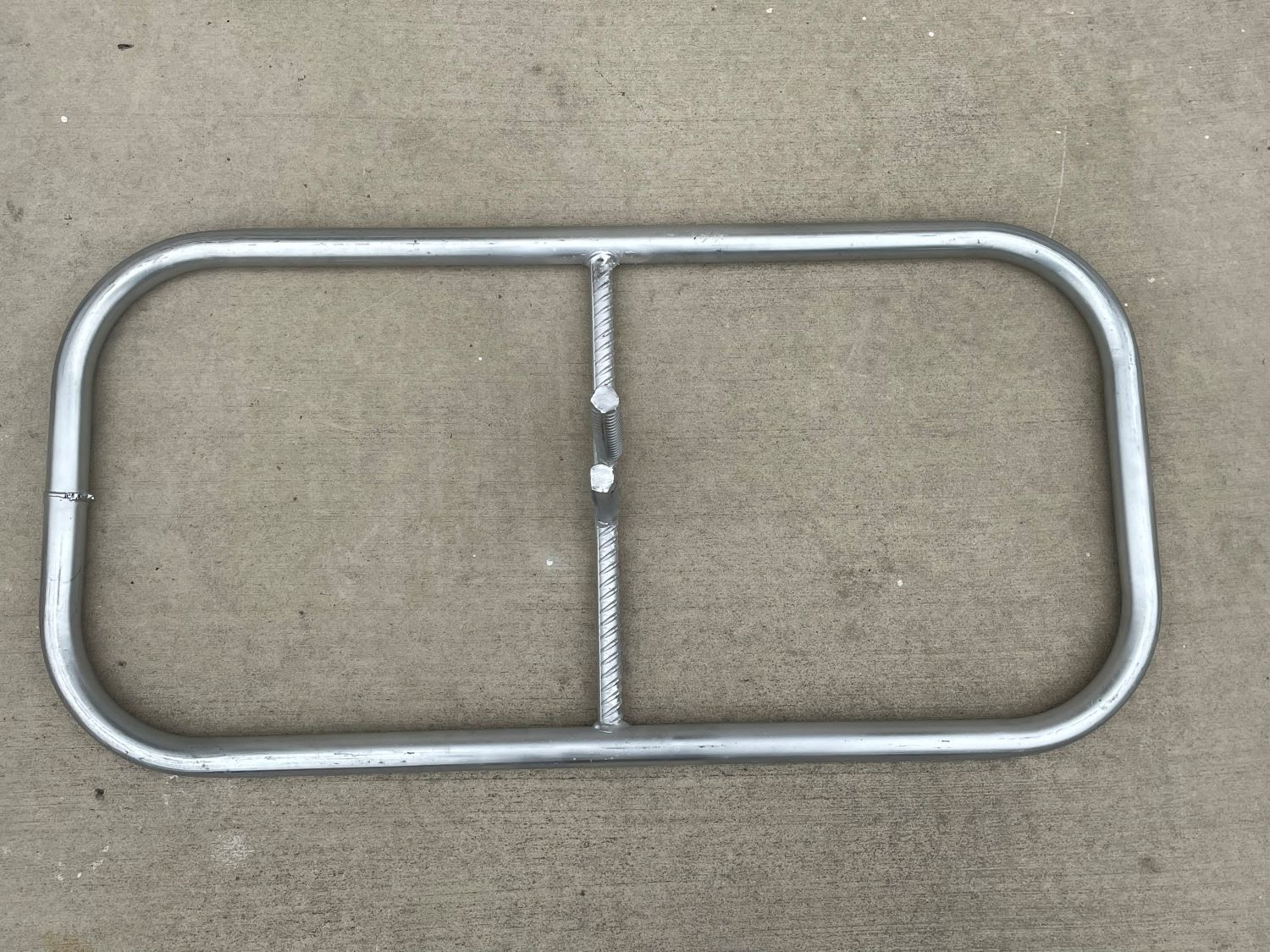 Sandbaggy Chain Link Fence Panel Base (Galvanized) - Temporary Fencing Stands