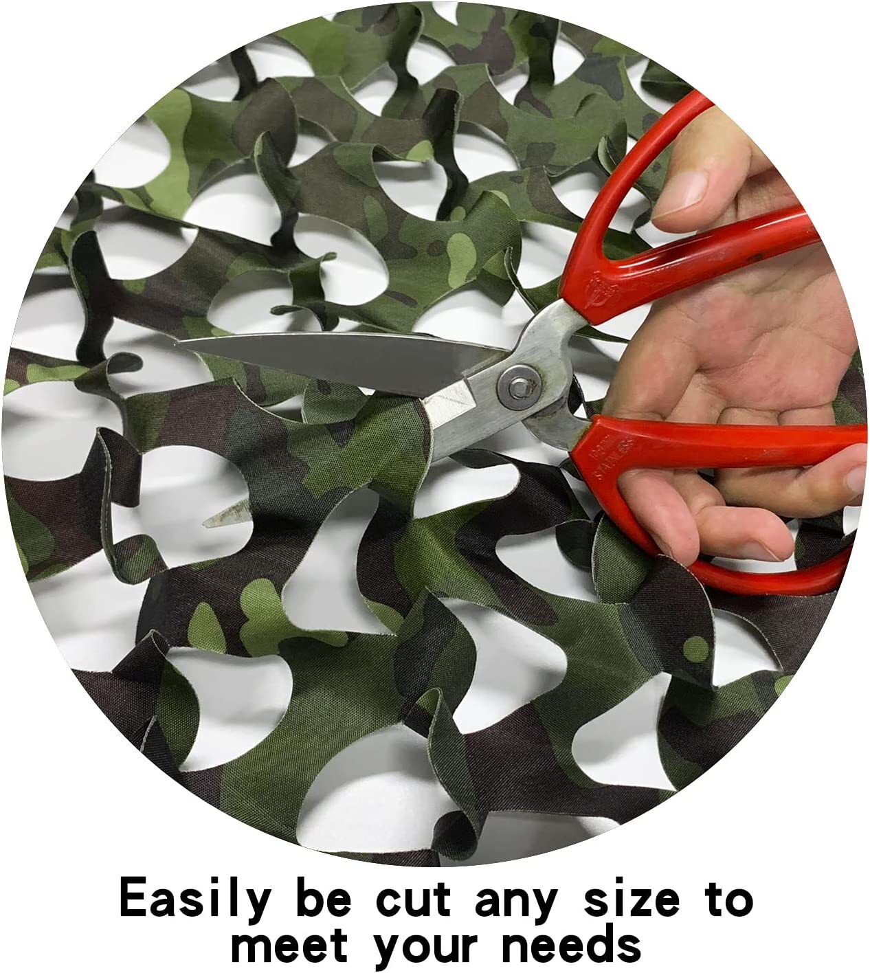 Camo Netting, Camouflage Net Blinds Great for Sunshade Camping Shooting Hunting