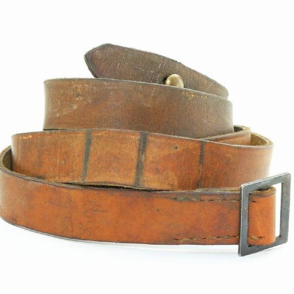 Yugoslavian SKS M59/66 Leather Rifle Sling - Used Surplus