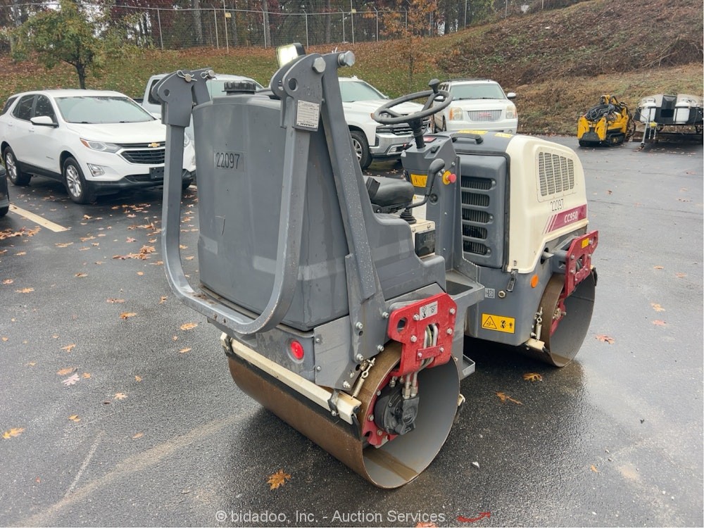 2023 Dynapac CC950 Smooth Double Drum Vibratory Ride On Roller Compactor bidadoo