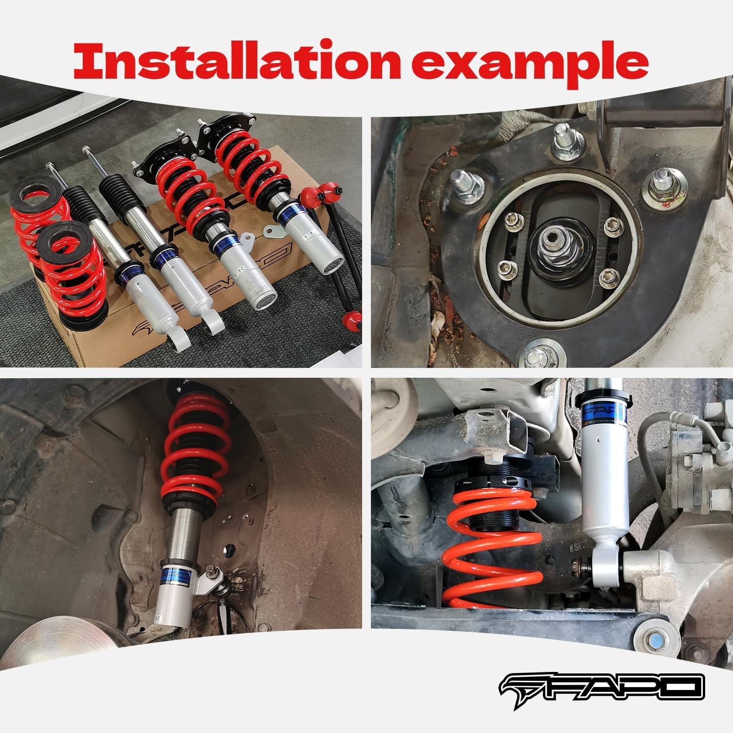 Coilovers Compatible with Honda Civic 06-11 FG/FA/FD Series Adjustable Height