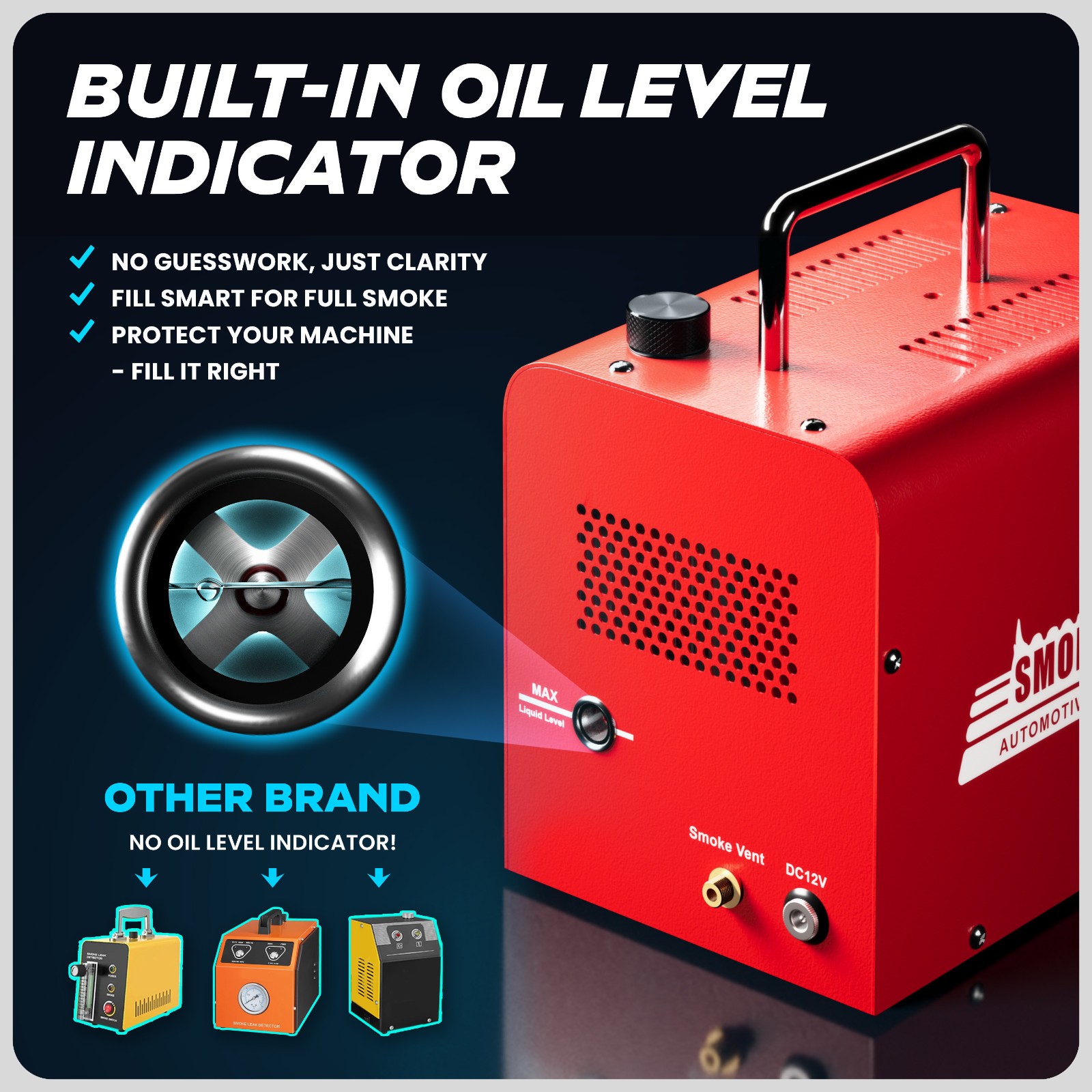 Automotive EVAP Smoke Machine Diagnostic Vacuum Leak Detection Tester NEW