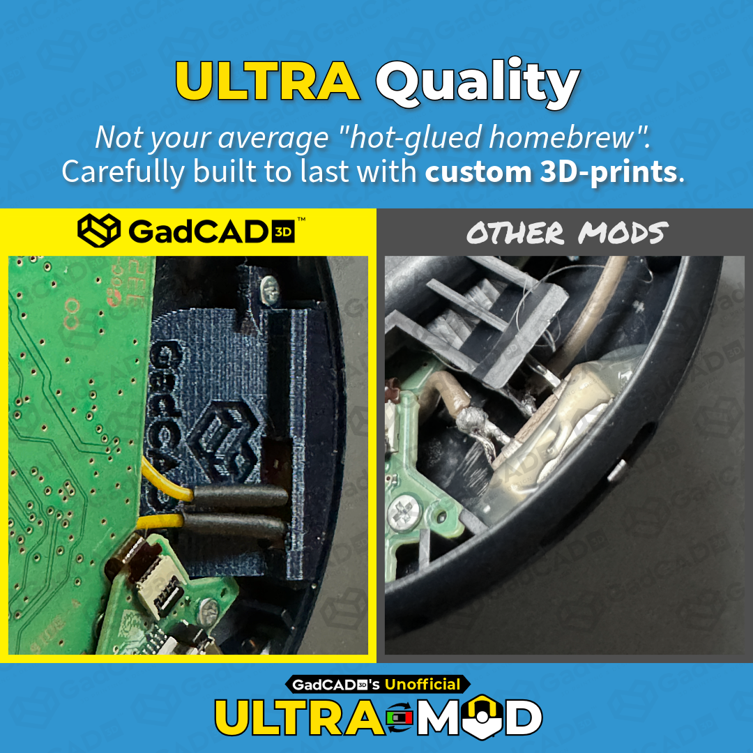 ULTRA MOD Mail-In Service for Pokémon Go Plus + | Dim LEDs (Device NOT included)