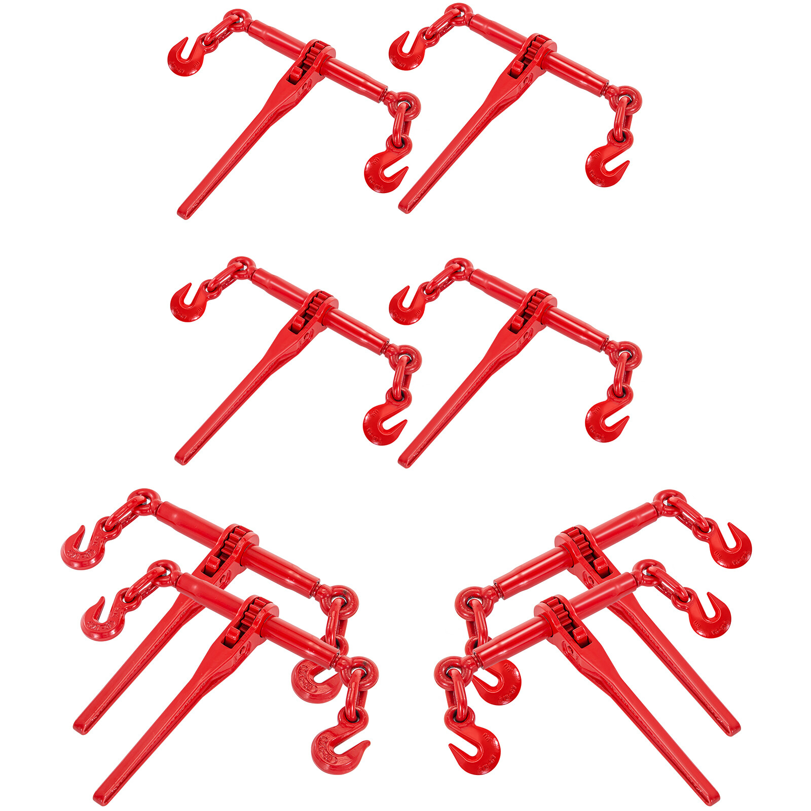 VEVOR Ratchet Binder 3/8"- 1/2", 5/16"- 3/8" Tie Down Chain Load Binders