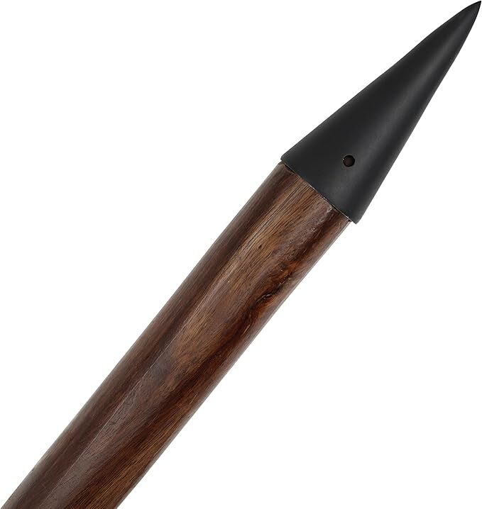 High Carbon Steel Hand Forged Viking Spangenhelm Evil Throwing Spear Butt Cap