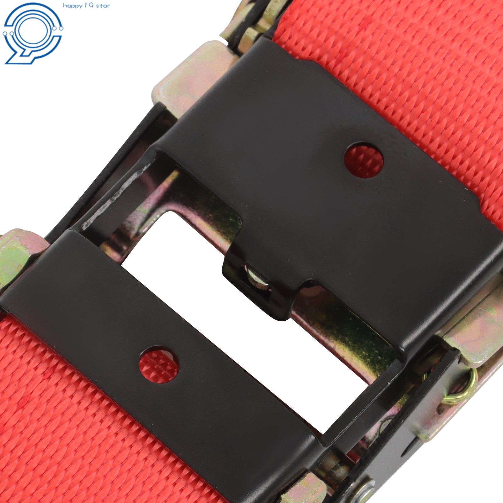 Wheel Chock Tie Down Kit Tire Ratchet Straps Wheel Chocks Red For ATV UTV