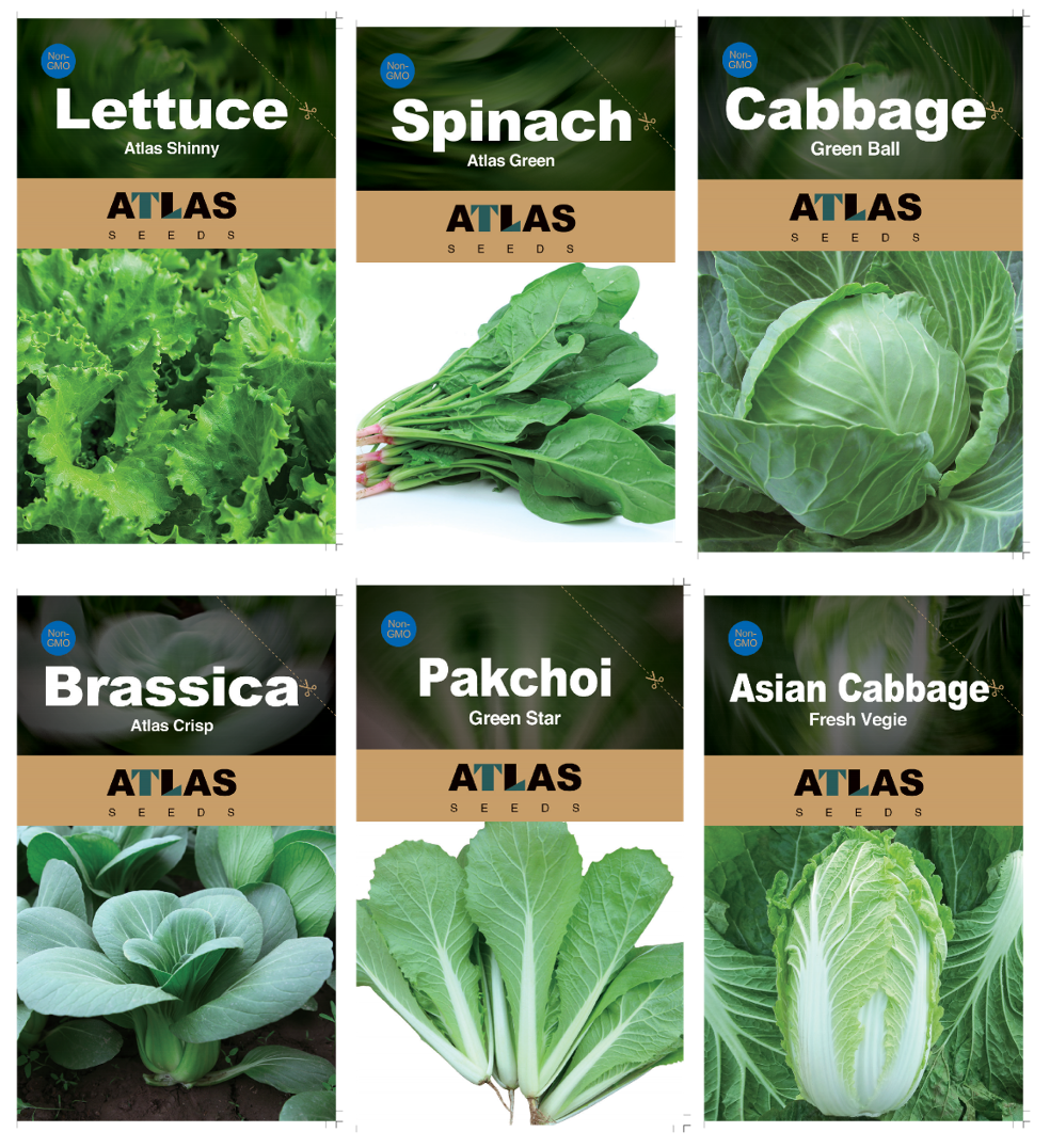 Atlas Vegetable Seeds Survival Garden Kit - Over 50,000 Seeds, 29 Varieties